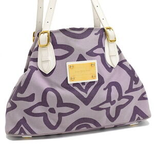 Louis Vuitton Tahitienne Tote Shoulder Bag Lilac Monogram Pattern